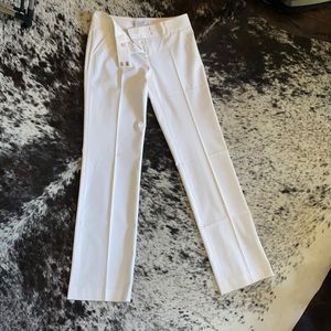 Laundry by Shelli Segal white trousers.